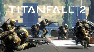 TITANFALL 2 Cinematic AI Battle "Simulation Dome" IMC vs Militia