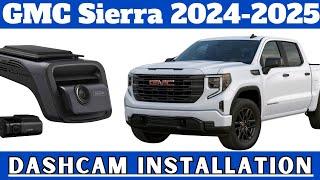 GMC Sierra Denali 2024-2025 Dash Camera Installation