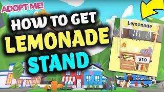 ADOPT ME LEMONADE STAND ! HOW TO GET A LEMONADE STAND IN ADOPT ME ROBLOX ! 