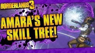 Borderlands 3 | Amara's Full 4th Skill Tree Reveal And Showcase (Cryo + Melee Mastery!)