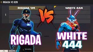 WHITE 444 VS RIGADA FF | HACKER VS LEGEND ? - BEST ROOM OF ALL TIME