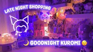 so much kuromi!!  late night miniso shopping and unboxing  @miniso.official @telesin