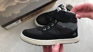 Обзор на утепленные кеды Viking Lukas WP Black/Grey