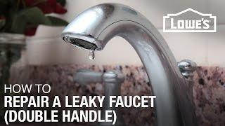 How To Fix A Dripping or Leaky Double Handle Faucet