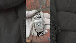 Franck Muller Casablanca Ref. 5850 with diamond aftermarket customization