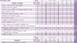 Moment #2 - Nurses' Health Study - First Food Frequency Questionnaire - 1980