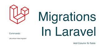 Add Column In Table Using Migration In Laravel | Laravel Tutorial