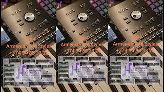 new 2024 set Armenian Армиански հայկական լիքը ռիթմեր 6/8 korg pa keyboard style sounds