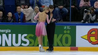 Finlandia Trophy 2018 Juulia TURKKILA / Matthias VERSLUIS FD