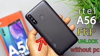 How to Itel w6004 frp bypass itel a56 google account remove - bypass a46 google account without PC