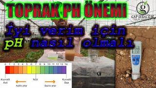 Toprak pH Önemi ve Yüksek Verim için İdeal pH değerleri nedir #part1