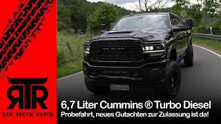 RAM Cummins Diesel | Probefahrt und mehr | Gutachten fertig | Zulassung RAM 2500,3500 möglich  | RTR