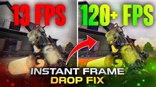 How to FIX LAG and FRAME DROPS Instantly in COD MOBILE (4 PRO tips) | 100% Working | COD MOBILE