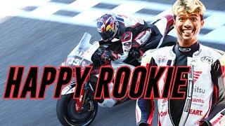 Happy Honda Rookie Chantra: The first full MotoGP blast |    Motogp News 2025