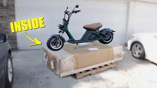 Unboxing my $3,800 Chinese Electric MOPED/Motorcycle