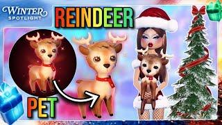 NEW UPDATE! HOW TO GET RARE REINDEER PET | Roblox Dress To Impress Winter Spotlight