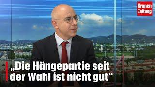 WIFO-Chef Felbermayr: „Die Hängepartie seit der Wahl ist nicht gut“ | krone.tv NACHGEFRAGT