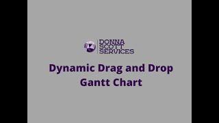 Dynamic Drag and Drop Gantt Chart