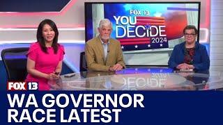 Cathy Allen and Randy Pepple discuss the Washington governor race with Hana Kim | FOX 13 Seattle