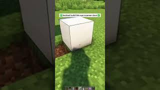  Eye Scanner Door in Minecraft! #shorts