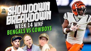 Monday Night Football Showdown Breakdown - Bengals vs Cowboys DraftKings and FanDuel DFS Plays