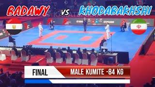 Youssef Badawy vs Mehdi Khodabakhshi | Male Kumite -84 kg Final | World Karate Championships 2023