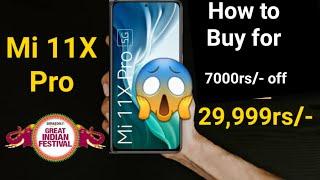 Mi 11X pro for 29,999rs/- lowest price snapdragon 888 Amazon Great Indian sale discount Price 