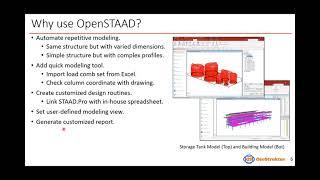 Engineering MasterClass Series: Advancing your Structural Design with OpenSTAAD