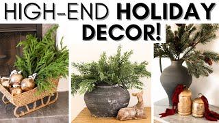 HOBBY LOBBY SHOP WITH ME AND HAUL || HIGH-END LOOK FOR LESS || HOLIDAY DECORATING IDEAS