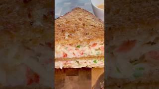Delicious & Easy Crab Toast #crab #toast #shorts