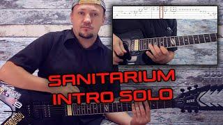 Как Играть первое СОЛО Metallica - Welcome Home (Sanitarium)! Разбор с табами.