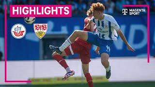 FC Hansa Rostock - VfB Stuttgart II | Highlights 3. Liga | MAGENTA SPORT