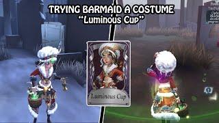 Barmaid new A Costume "Luminous Cup" gameplay - Identity V