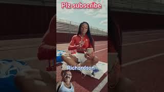 Richardson the Boss runner #trackandfield #track #olympicgames #olympics #athlete #champions