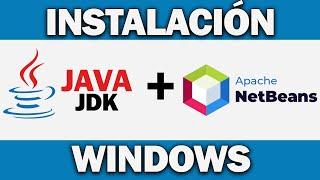 Cómo Instalar JDK y NetBeans Para iniciar En JAVA (2024) Última Versión