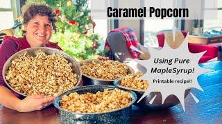 Old Fashioned Caramel Popcorn! No Corn Syrup!