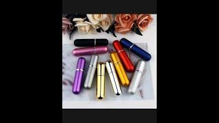 Portable Mini Refillable Perfume Atomizer Bottle, Scent Pump Case, Empty Bottle Refill For Travel5ml