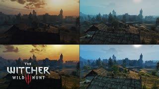 The Witcher 3 | Pathos Reshade + STLM vs Pathos Reshade + WLM | Lighting/Graphics Mods Comparison