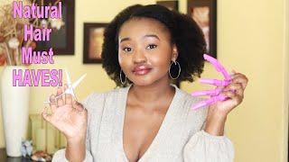 9 MUST HAVE NATURAL HAIR TOOLS | Natural Hair for Beginners | Tsholo Phoka