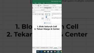 cara menggabungkan 2 kolom di excel