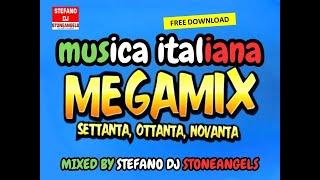 MIX MUSICA ITALIANA ANNI 70 /80/90 REWORK*FREE DOWNLOAD* BY STEFANO DJ STONEANGELS  #musicaitaliana