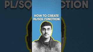 How to CREATE FUNCTION in PL/SQL | Oracle Programming #sqltutorial