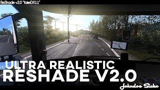 ETS2 - Johndoe Sickx ReShade v2.0 fakeDX11 + RESHADE TUTORIAL [1080p60fps]