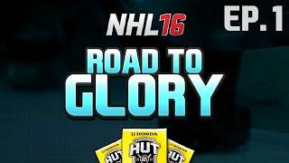 NHL 16 HUT | Road To Glory 1 - Team Creation and First Game! | TacTixHD