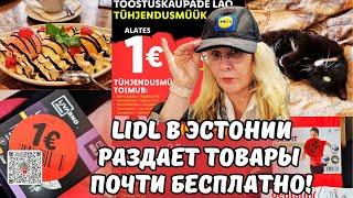 Lidl в Эстонии:Цены по 1 Евро- Обман или Скидки года?Невероятная акция:промтовары по 1 евро.Таллинн