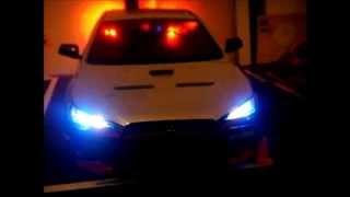 RC 1/10 Mitsubishi Lancer Evo X Killerbody Drift Karosserie Gr-drift86 Tamiya PS Farben