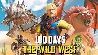 I Spent 100 Days In The Wild West...ARK: Survival Ascended