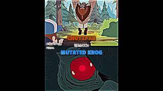 Mutated Krog vs Chutzpar #gravityfalls #primal #whoisstronger #vsedit #vsbattle #wisedit #wis