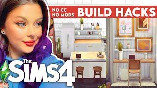 10 Building & Furnishing Tricks // BASE GAME ONLY, NO CC, NO MODS // Sims 4 Tutorial