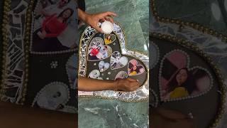 Broken mirror craft idea _ DIY photoframe  #shorts #youtubeshorts #viral #diy #crafts #mirror #fun